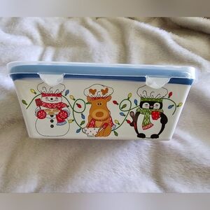 Temp-tations Seasonal Winter Whimsy 12 Oz Small Rectangle Casserole